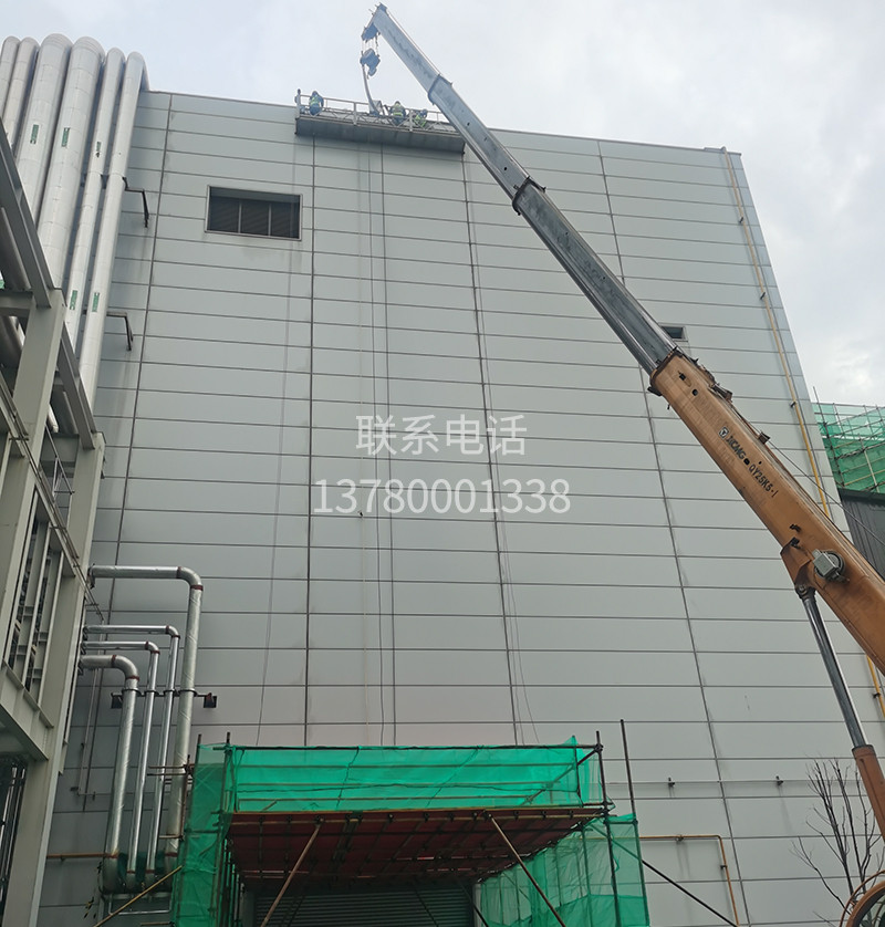 紹興芯片廠外墻施工改造