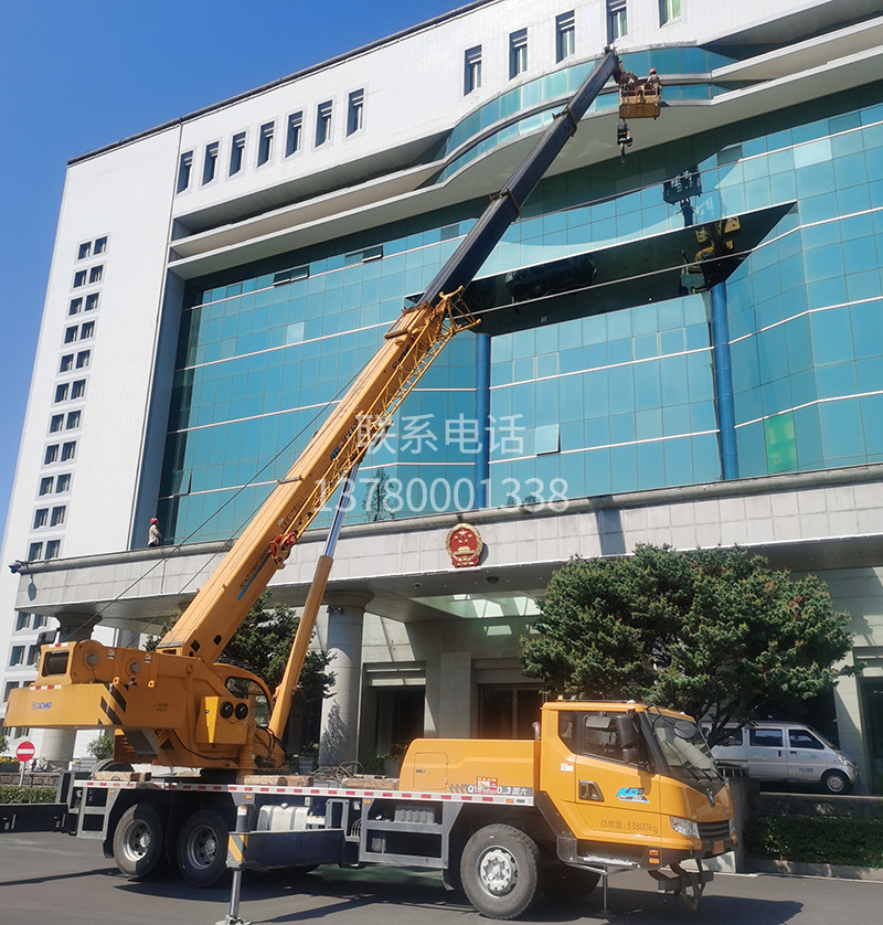 奉化市政府外墻玻璃更換